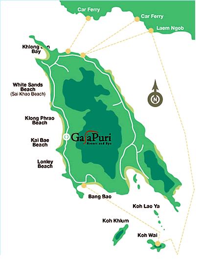 Карта отеля Gajapuri Resort & Spa